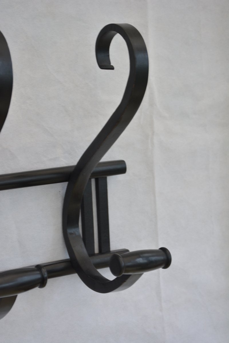 Ebonised Bentwood Coat Rack Coat Hooks - Image 5